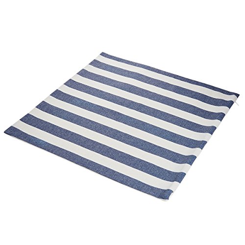 Avanzza 2er-Set Kissenhülle / Kissenbezug 50×50 cm in Maritimblau für Kissen, Sofakissen / Sofa Kissen und Dekokissen / Deko Kissen aus der Linie Decor Chic - 7