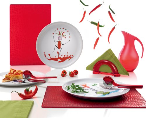 Guzzini 28110065 Gabel-und Pizzaschneider Set Art und Pizza - 2