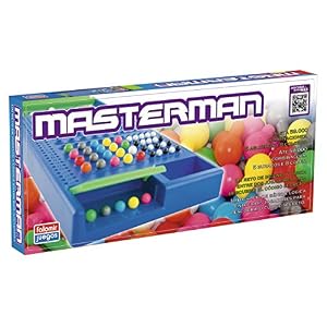 Falomir – Masterman Juego de Mesa Clásicos, Desarrollo de Agilidad Mental y Lógica, Averigua la Combinación de Colores, 59000 Posibilidades, Multicolor, Plástico