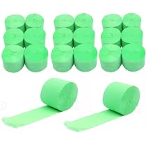 9 Rollen Krepppapier-Luftschlangen – 220 Meter Party-Deko In Schwarz, Weiß, Rot Für Hochzeit, Geburtstag & Weihnachten