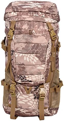 hiking bag Outdoor Backpack Sports Mountaineering Bag Shoulder Bag Waterproof Men And Women Travel Hiking Bag Large Capacity Camouflage Backpack 80L Hiking Backpacks ( Color : C )