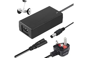 Electric Scooter Charger, CJBIN 42V 2A Hoverboard Charger, Lithium Battery Charger, Electric Scooter Power Adapter Battery Charger for Electric Bike Self-Balancing Scooter, DC 5.5mmx2.1mm, UK Plug