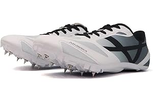 BLBK Spikes Leichtathletik Herren-Mittelstrecken-Laufschuhe, 8/7 Nägel Unisex-Leichtathletikschuhe, rutschfeste Jugendsportschuhe mit Spikes und Sprint