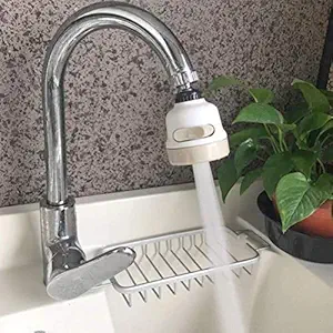 Meriox Water Saving Nozzle, Universal 360 Degree Rotating Faucet Filter Splash Proof Sprinkler for Kitchen Bathroom Basin Tap Faucet Nozzle (Push On)