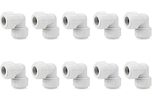LavaPlumb Push Fit Plumbing Fittings 15mm 22mm White Pushfit Elbow Tee Coupler for Barrier & Copper Pipe WRAS Approved