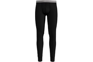 Odlo Hombre Pantalones Largos de Ropa Interior Funcional 100% Merino 200 Gramm