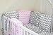 NEW 8 PCS BABY BEDDING SET FOR COT / COTBED with PILLOW BUMPER (28-54 COLOURS) (32)