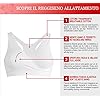 Mamma-Mia-PA0850-Reggiseno-Allattamento-Cotone-Anallergico-Senza-Ferretto-Top-Premaman-Brassiere-Maternit-Senza-Ganci-Coppe-Preformate-senza-Cuciture-Comodo-per-Notte-Schiena-Sportiva