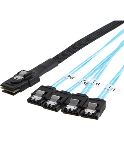 InLine 27610 0.75m Serial Attached SCSI (SAS) Cable