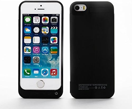 iPhone 5 / 5c / 5s External Battery Charger Case 4200mAh Black