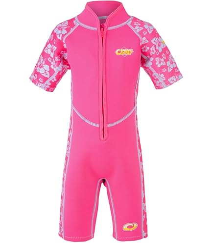 Gogokids Mute Muta voor kinderen, Mute in neopreen van 2,5 mm voor kinderen, Mute Bagnate Corte Corte Con Cerniera Posteriore per Comfort en Calore, Muta UV per Nuoto, snorkelen en surfen, 6-7
