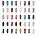 Vishine 8ml Gelpolish UV LED Soak Off Varnish Color Gel Nail Polish Manicure Salon Clear White #1433