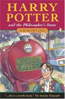 jaquette livre Harry Potter 1 and the Philosopher's Stone.