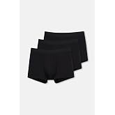 Dagi D5210 Compact D&uuml;z Boxer 3'l&uuml; Pamuklu Antrasit/Siyah