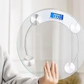 Jouis Dijital Bask&uuml;l Banyo Oval Cam Tartı Temperli Cam 180 Kg Kapasiteli