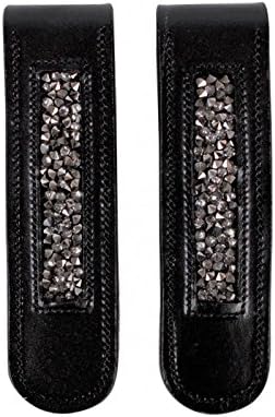 QHP/Clip Lupine Leather Clip with Rhinestone to brighten up your boots 'Pimp Your Boots'