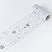 Produktbild LDSEHUN Washi Tapes 10cmx5m und Papierband Schreibmaschine Alphabet Englisch Ausdruck retro Hand Konto, A10cmx5m