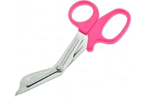 Ynr Paramédical Vet Emt Traumatisme de L'em S Cisailles Infirmières Utilitaire Bandage Fire Rescue Premiers Secours Médical Ciseaux Ce - rose, 7.5"
