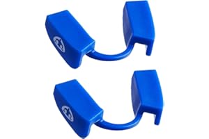 GELFORT Powerlifting - Paradenti per tutti gli sport di allenamento della forza, per fitness e sollevamento pesi (2 confezioni blu)