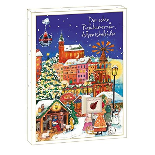 Preisvergleich Produktbild Der echte Räucherkerzen-Adventskalender: 24 verschieden duftende Räucherkerzen