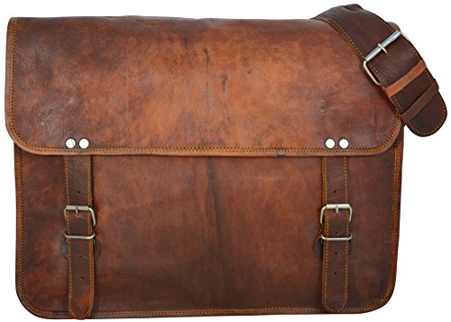Gusti Leder nature  John 17  Umh  ngetasche Laptoptasche 17  Ledertasche Vintage Unitasche Messengerbag Lehrertasche Aktentasche Arbeitstasche Lederta