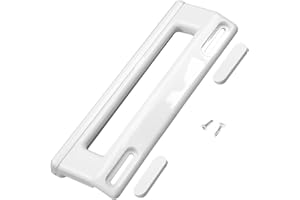 MONTERAL Universal Kühlschrank Türgriff und Gefrierschrank Befestigungslöcher 120-180 mm Länge 200 mm - Set Enthält 2 Kappen und 2 Schrauben - Garantie 10 Jahre