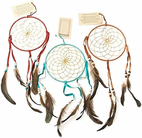 Native American Indian Native American Navajo Dream Catcher 6" (Turquoise)