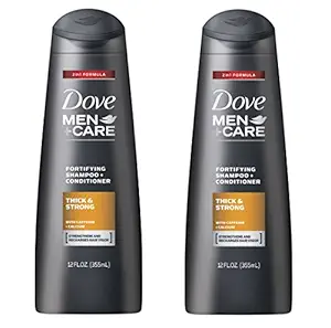 Dove Men + Care Fortifying Shampoo - Thickening - 12 FL OZ - Pack of 2