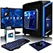 Produktbild VIBOX Killstreak SA4-42 Komplett-PC Paket Gaming PC - 3,9GHz AMD A4 Dual-Core APU, Desktop Gamer Computer mit Spielgutschein, 22" HD Monitor, Gamer Tastatur & Mouse, Windows 10, Blau Innenbeleuchtung, lebenslange Garantie* (3,7GHz (3,9GHz Turbo) superschneller AMD A4-6300 Dual-Core-APU / CPU-Prozessor, 4GB DDR3 1600MHz RAM, 1TB (1000GB) SATA III HDD 7200rpm Festplatte, 400W 85+ Netzteil, CIT F3 Blau Gaming Geh§use, FM2+ Mainboard, 150Mbs WLAN-Adapter)
