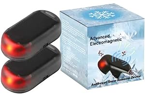 testlili 2Pcs Car Advanced Electromagnetic Antifreeze Snow Removal Device Vehicle Microwave Molecular Deicing Instrument Electromagnetic Car Snow Removal Device