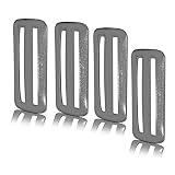 Acero inoxidable 316 L DiveSystem g4554, Kit 4 fermapiombi Accesorios para Blender Sub, Acero, 50 mm
