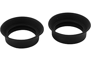 2-teilige Okular-Augenmuscheln, Okularabdeckung aus Weichem Gummi, Zubehör für das Zielfernrohr, Augenschutzkappen für 28-32-mm-Mikroskop-Monokular-Binokular-Okular
