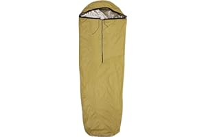 SANMUM Emergency Sleeping Bag Lightweight Waterproof Thermal Bivy Sack Cover Blanket Heat Retention Shelter Survival Kit for Hiking Camping Hunting Fishing (Green)