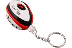 Gilbert saracens rugby ball key ring