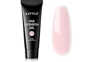 ‎RSTYLE RSTYLE Poly Nagel Gel,80 ML Rosa Art Acrylgel für Nägel,UV/LED Nagellack Gel für Professionelle Maniküre Reparatur, Nagelverlängerung,Nagelstärkung,Nail Art Dekoration natürlicher Look