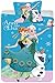 Produktbild Jerry Fabrics JF0142 Bettwäscheset Frozen 2016, Baumwolle, blau, 140x200cm + 70x90cm