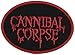 Produktbild CANNIBAL CORPSE LOGO, Officially Licensed Original Artwork, High Quality Iron-On / Sew-On, 4.25" x 3" Embroidered PATCH Flicken