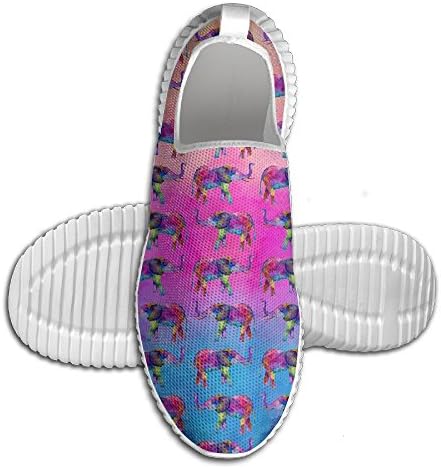 Jertfdger Watercolor Cute Elephant Lightweight Breathable Casual Sports Shoes Fashion Sneakers Walking Shoes 41
