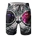 Produktbild Space Cat Glasses Beach Pants of Men Hipster Summer Pants Casual Quick - Dry Bathing Suits for Swim Trunks Cargo Shorts with Ventilation Summer Fast-Drying Beach Pants X-Large