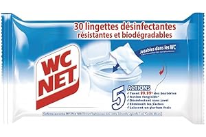 ENTRETIEN WC NET - Lingettes Desinfectantes 30 Lingettes - le Lot De 4