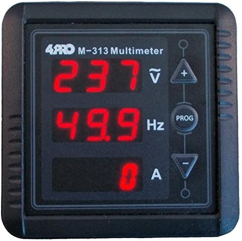 4PRO M-313 Digital Multimeter, 1 Ph, V/A/Hz, (67mm*67mm), 85-265VAC 50/60Hz