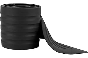 ANAJOY Car Bumper Protector, Black Rubber Rear Bumper Guard Protection, Scratch-Resistant Door Entry Guards With Double Sided Tape, For Fit Most Cars