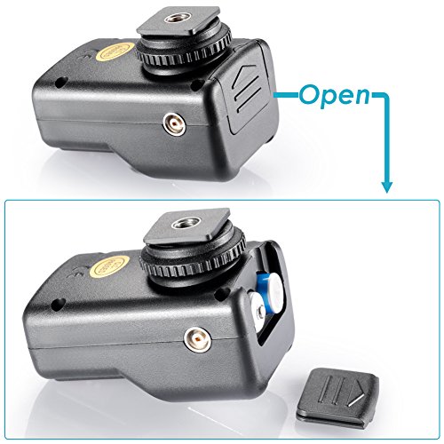 Neewer 4 Canaux FM Radio D  clencheur    Distance Sans Fil Pour Flash pour Canon 580EX II 580EX 550EX 540EZ 520EZ 430EX 430EZ 420EX 420EZ 380EX  Nikon SB-800 SB-600 SB-28 SB-27 SB-26 SB-25 SB-24  Olympus FL-50 FL36  Pentax AF-540 FGZ AF-360 FGZ AF-400 FT AF-240 FT  Sigma EF-500 DG Super EF-500 DG ST EF-430  Sunpak Auto 2000DZ 622 Pro 433AF 433D 383 355AFm 344D 333D  Vivitar 285HV et d   Autre Flash avec Sabot Universel  1   metteur   3 R  cepteur 