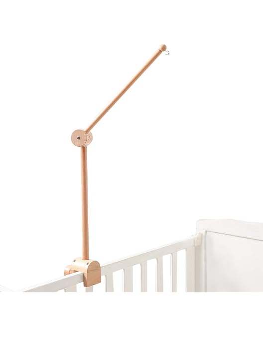 Schlummernder Bär Baby Mobile Mit Holzring Und Sü Produktbild-Vorschau 8