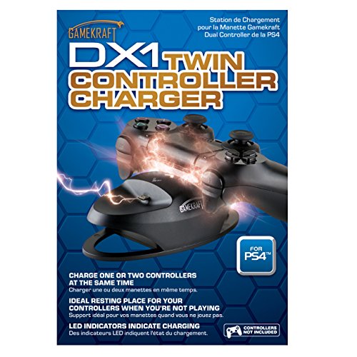 Preisvergleich Produktbild Gamekraft DX1 Charging Stand Dual-ladestation für PS4 Controller schwarz