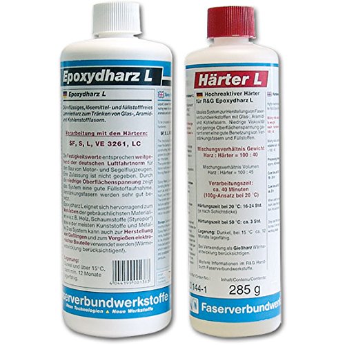 Preisvergleich Produktbild R&G EPOXYDHARZ L+HÄRTER L 1KG 40 MIN.