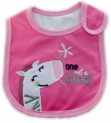 Babylätzchen für Mädchen, voll gefüttert, Baumwolle mit wasserdichter PVC-Innenseite, 0-3 Jahre, 7 Stück - 5