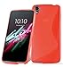 Produktbild Cadorabo DE-105236 Alcatel ONE Touch Idol 3 (4.7 Zoll) Handyhülle aus flexiblem TPU Silikon im S-Line Design Rot