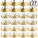 Price comparison product image SIQUK 27 Pieces Golden Paper Crown Party Gold Crowns Hats King Crowns for Party and Celebration