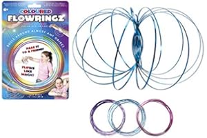 MVS WHOLESALE FLOWRINGZ, Flow Ring Kinetic Toy, Arm Spring Magic Flow Ring 13CM In Size, 4 Assorted Colours, 1 Sent At Random.